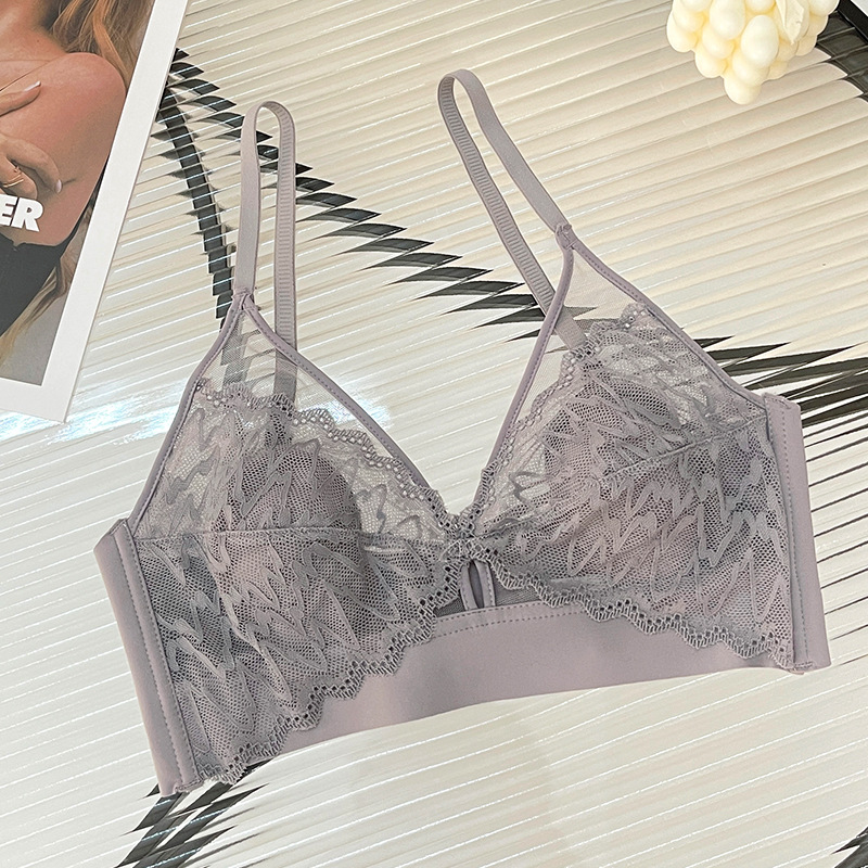 Sexy Lace Crop Top Deep V Back - T Shirt Bra Seamless recension och pris
