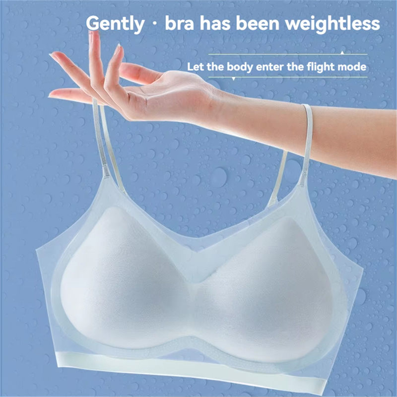 Ultra-Thin Breathable Ice Silk - T Shirt Bra Seamless recension och pris