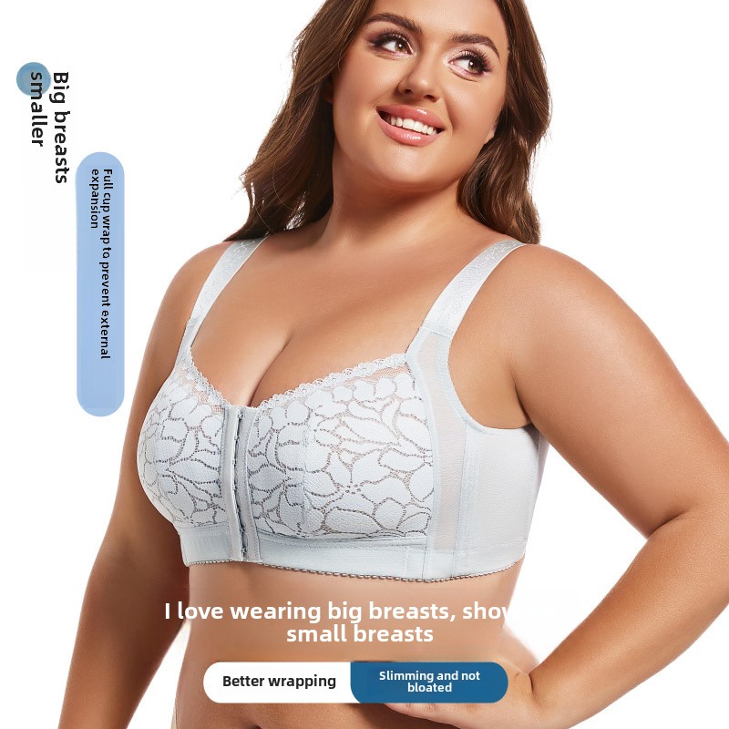 Women's Plus Size Lace Underwe - Plunge Bra Push Up recension och pris