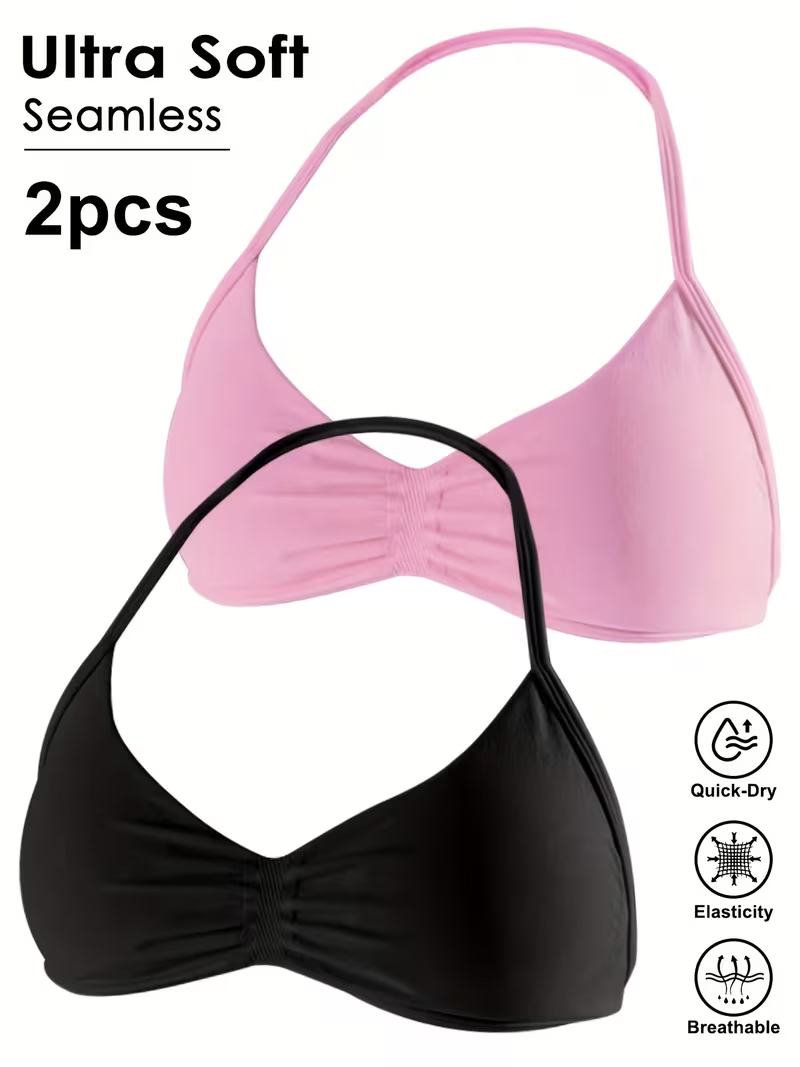 2pcs Seamless Sexy Open Back G - T Shirt Bra Seamless recension och pris