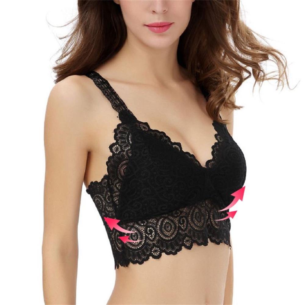 Summer Women Lace Cotton Tank  - T Shirt Bra Seamless recension och pris